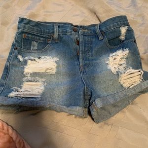 Jean shorts